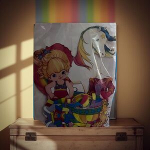 Vintage 1984 Hallmark Rainbow Brite Paper Doll Set Starlite Unicorn & Twink